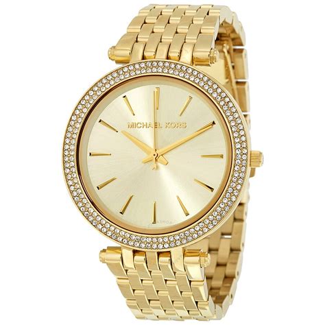 michael kors gold watxh with diamonds|mk watches for women gold.